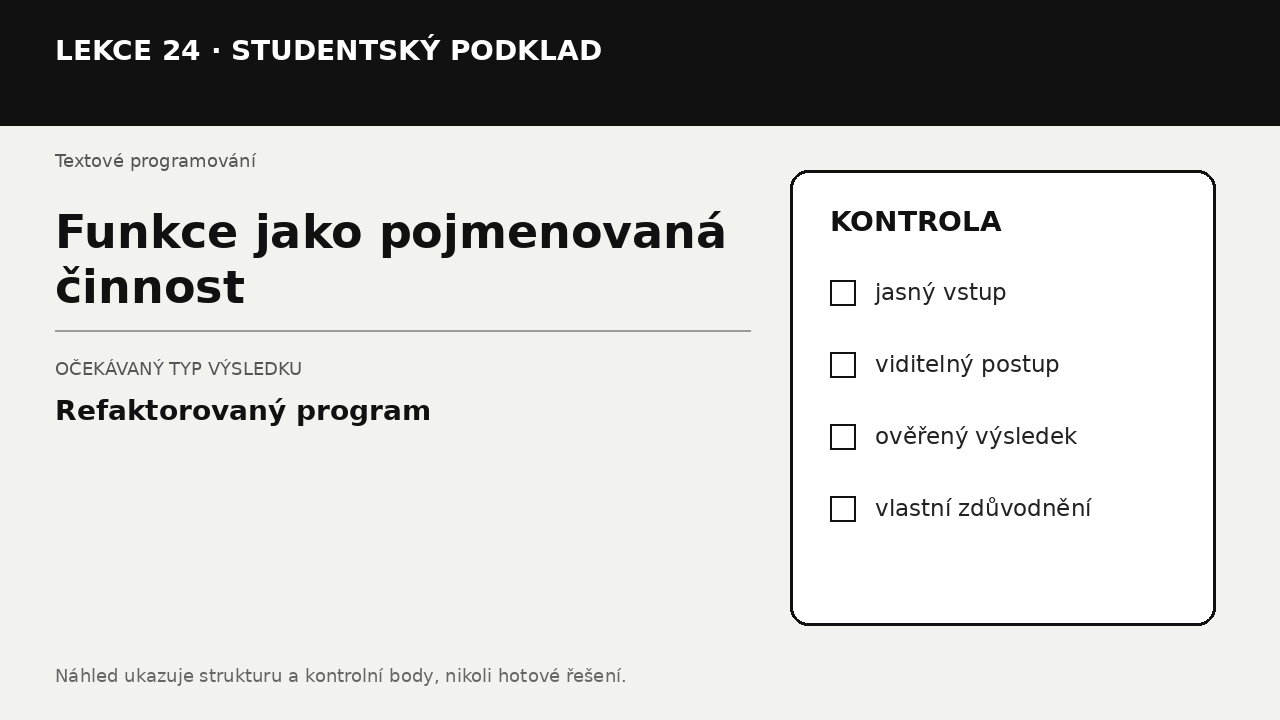 Náhled typu výsledku