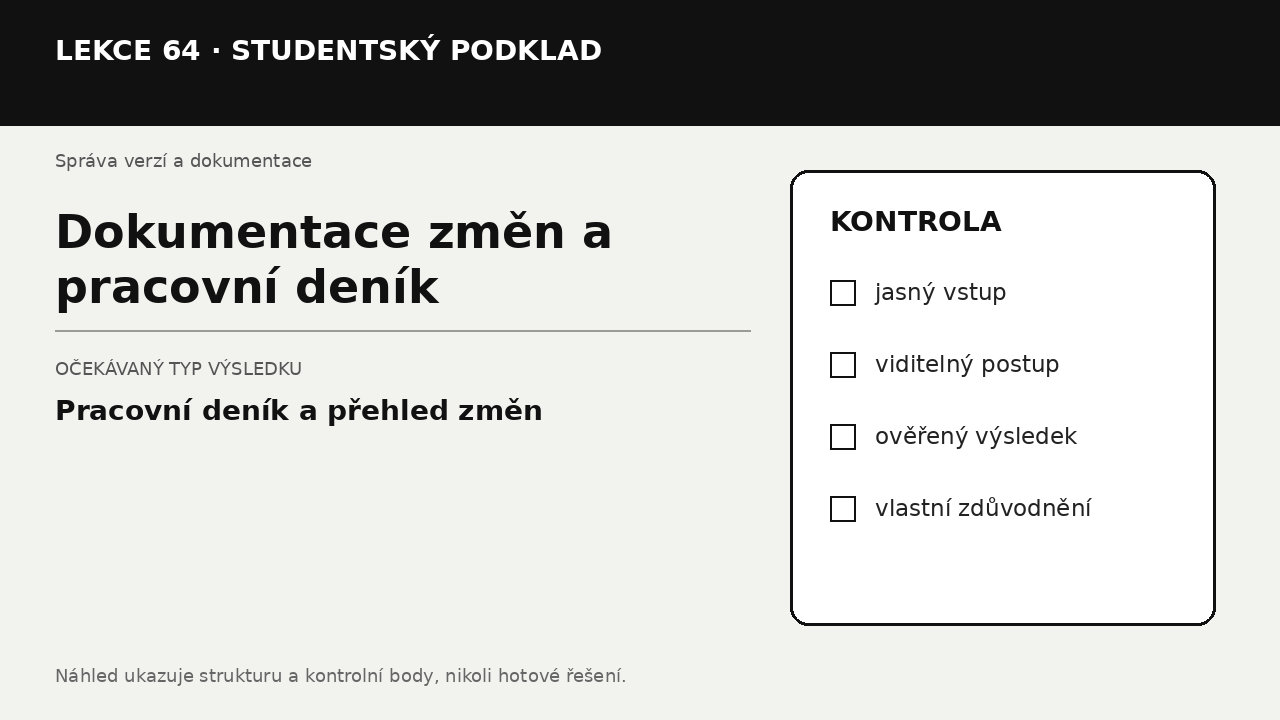 Náhled typu výsledku